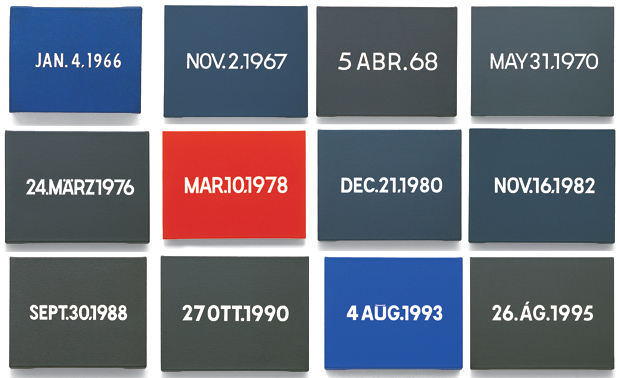 kawara-paintings-grid
